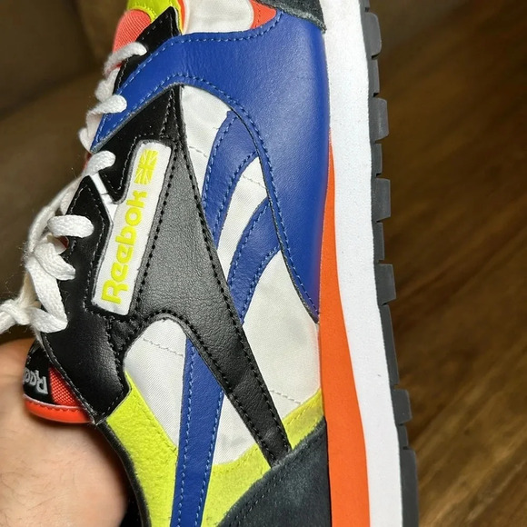 REEBOK Men Classic Leather Course Running A Pied GX2846 Multi SZ 12 Sneaker/Shoe - Picture 15 of 17